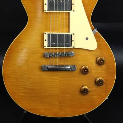 Greco EG-550 LP Lemon Drop 1990 Flame Maple Top RARE image 8