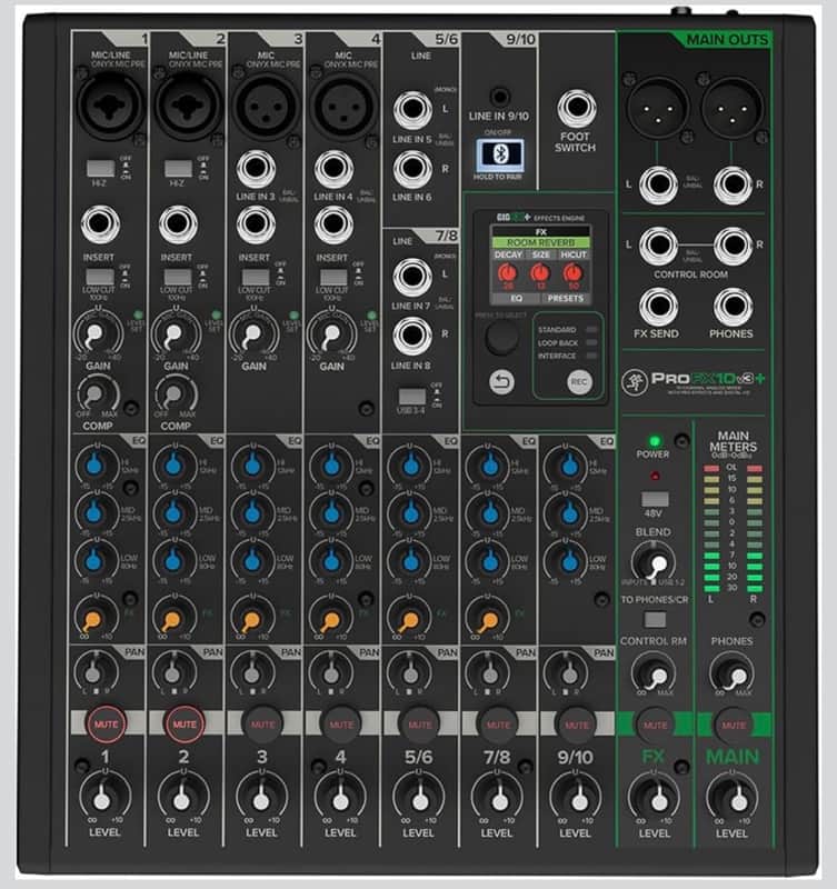 Mackie ProFX10v3 10-Channel Effects Mixer image 1