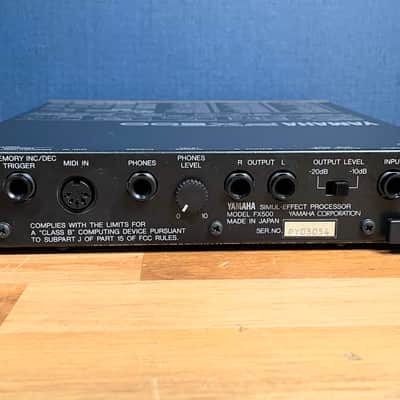 Yamaha FX500 [Shoegaze Machine!] Digital Multi Effects Processor w/ Power Supply image 4