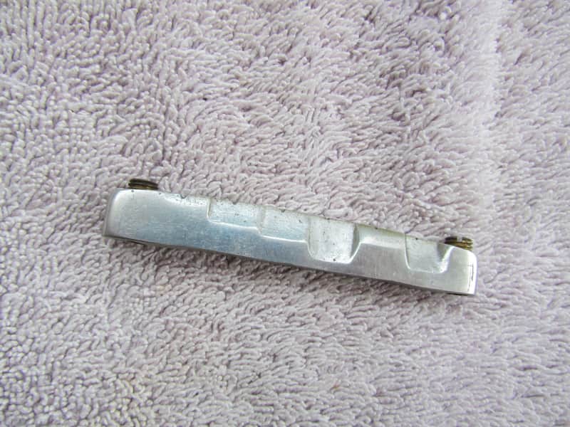 Vintage Bigsby Bridge Aluminum With Set Screws Bigsby Bridge Top 1950's's Era Cool! image 1