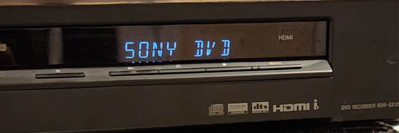 Sony Sony RDR-GX355 HDMI DVD Recorder 90s  - Black image 1