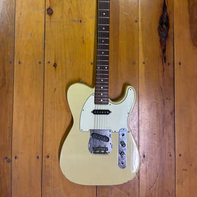 Used 1970s National Telecaster Copy Rosewood Fingerboard Vintage White image 1