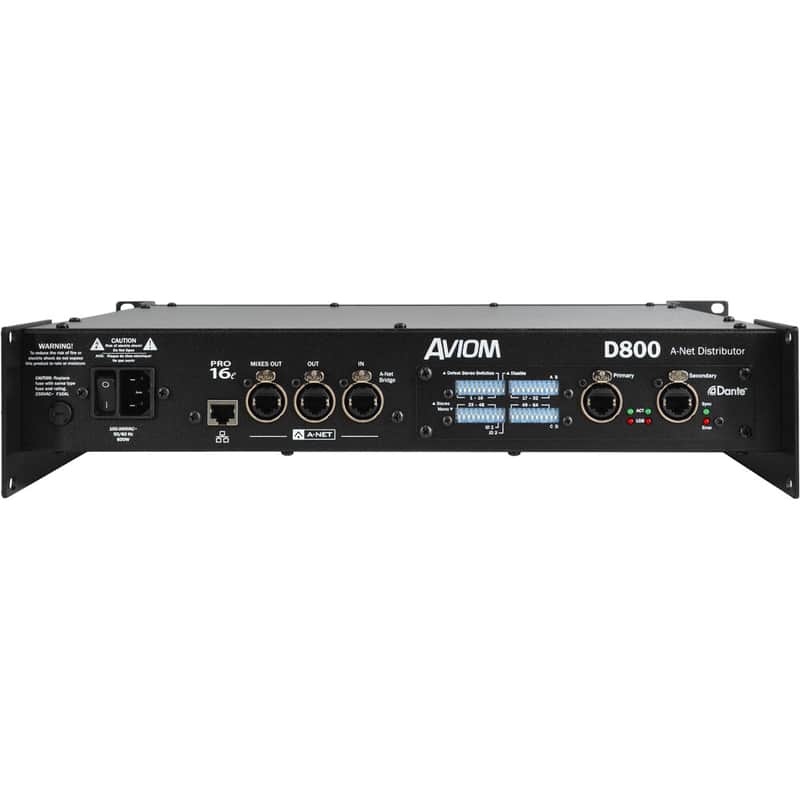 Aviom D800-Dante A-Net Distributor image 1