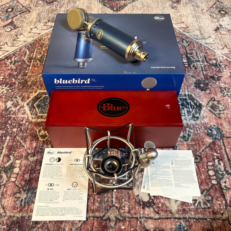 Blue Bluebird SL Large Diaphragm Cardioid Condenser Microphone W/ Box & Paperwork! image 1