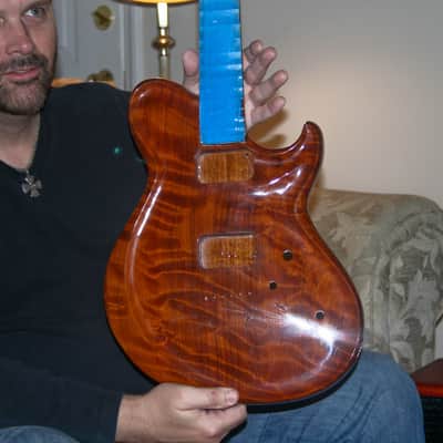 Moriah • Zadok • Boutique Guitar • Flame Redwood Top • Single Piece image 11