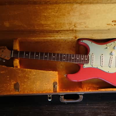 Used Fender 2006 Custom Shop 1960 Stratocaster Relic - Fiesta Red w/OHSC image 13