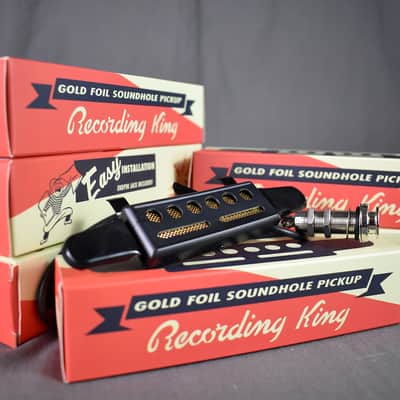 Recording King RC-GFP-1 Gold Foil Sound-Hole Pickup image 3