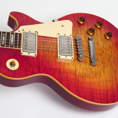 1982 Gibson Les Paul 59 Reissue Cherry Sunburst - "One Off" Kalamazoo Early 59 RI - Super Flame Top Used – Very Good image 2