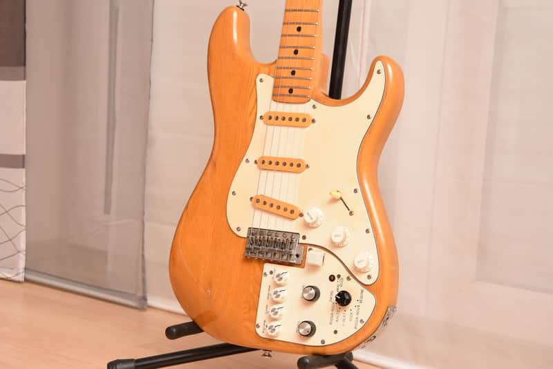 El Maya Stratocaster with Active Electronics – 1980s Rare Solidbody Guitar / Gitarre image 1