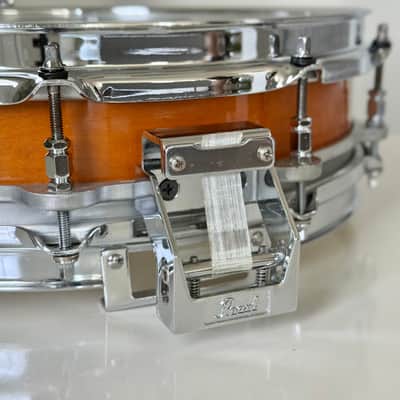 Vintage 3.5x14” Pearl Free Floating Maple Piccolo Snare Drum image 10