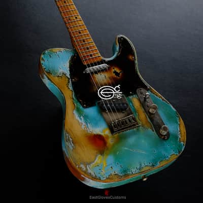 Fender Telecaster Daphne Blue Heavy Aged Relic image 1