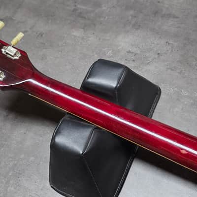 1976 Gibson Les Paul Deluxe Wine Red P90 Vintage Aged Road Worn Relic 70s 1970's P-90 Soap Bar Soapbar Electric Guitar image 13