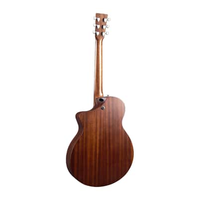 Martin Road Series SC-10E Modern Acoustic-Electric Guitar W/Softshell - Natural Satin image 4