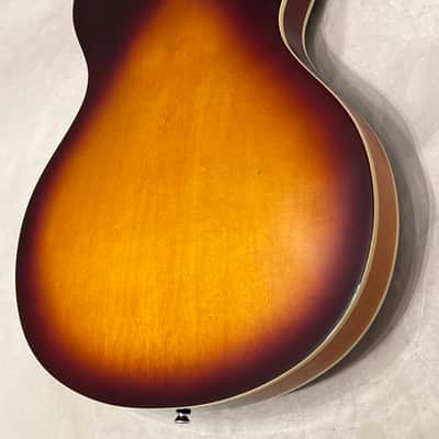 Washburn HB30TS Semi Hollow Body electric guitar made in Korea w case 2003 - Tobacco Sunburst image 10
