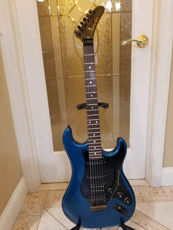 Kramer USA Pacer Deluxe 80's Candy Blue image 1