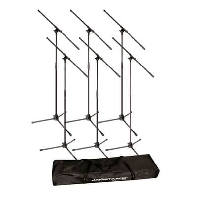 Ultimate Support JamStands JS-MCFB6PK 6-Pack Tripod Mic/Microphone Boom Stand image 1