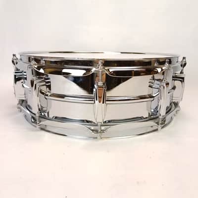 Ludwig Supraphonic 5x14"Snare Drum P88AC/Monroe Badge Vintage90s Aluminum/Chrome image 5