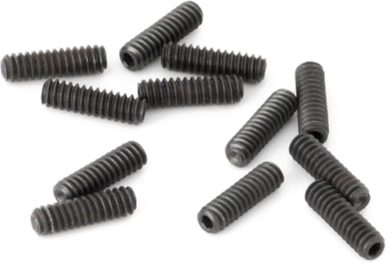 Fender American Deluxe Series Telecaster Saddle Height Adjustment Screws, Black image 1