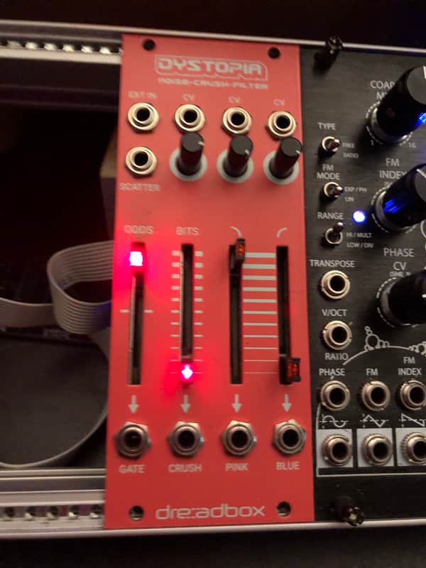 Dreadbox Dystopia Noise-Crush-Filter - Red Chromatic Module Version image 1