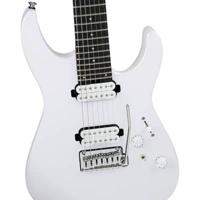 Charvel Pro-Mod Plus DK24-7 HH 2PT EB Limited Edition 7-String Electric Guitar - Celestial Silk image 4