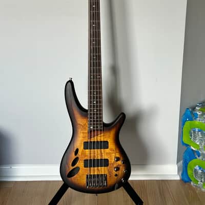 Ibanez SR30TH5-NNF Standard Soundgear Bass 2017 - Natural Browned Burst Flat image 1