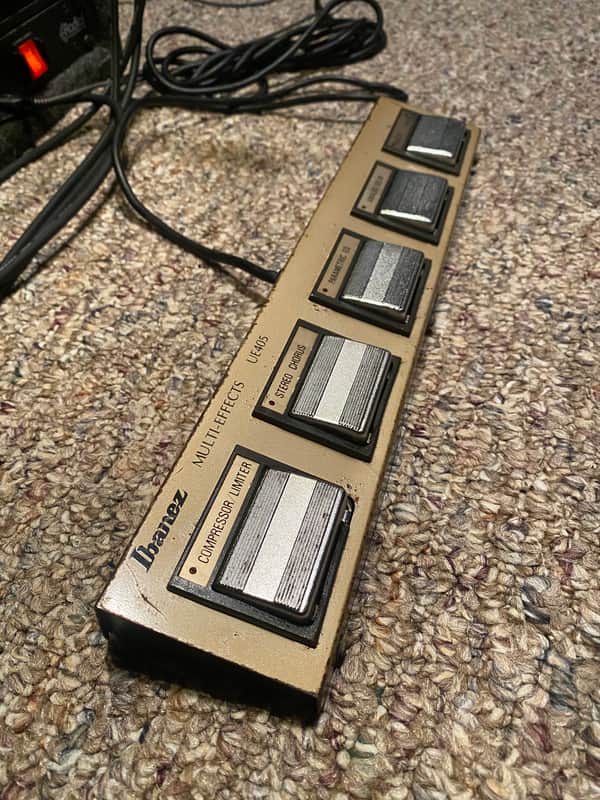 Ibanez UE-405 Multi-Effect (Foot Switch) 1980s - Gold image 1