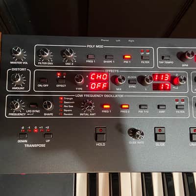 Sequential Prophet-6 49-Key 6-Voice Polyphonic Synthesizer 2018 - 2020 - Black with Wood Sides image 3