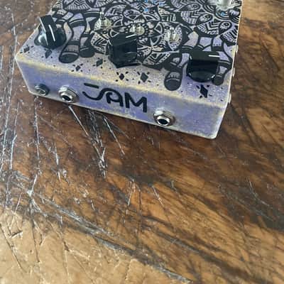 JAM Pedals Delay Llama XTREME Hand Painted Custom Shop ("INK POND") image 2