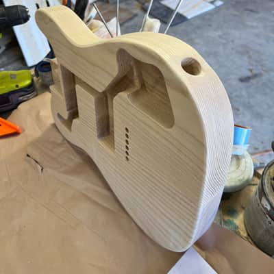 Madlad Instruments Tele Deluxe Telecaster Tele Style Body (custom made with pride in north Texas) - Unfinished image 2