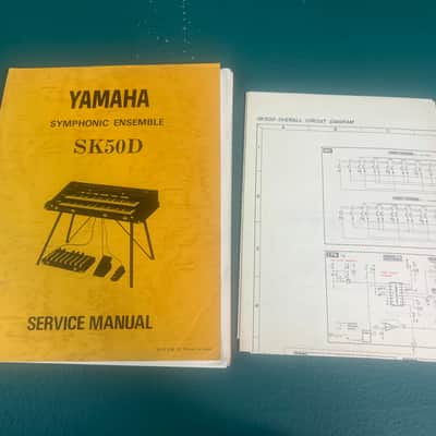 Yamaha SK50D symphonic ensemble service manual + circuit diagram