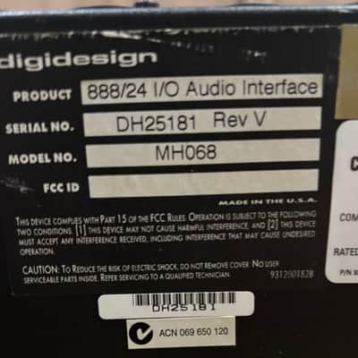 Digidesign 888 I/O Audio interface 2000s - Black image 9