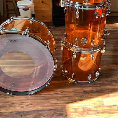 Ludwig Amber Vistalite Jonn Bonham 2019 - Visalite Amber image 8