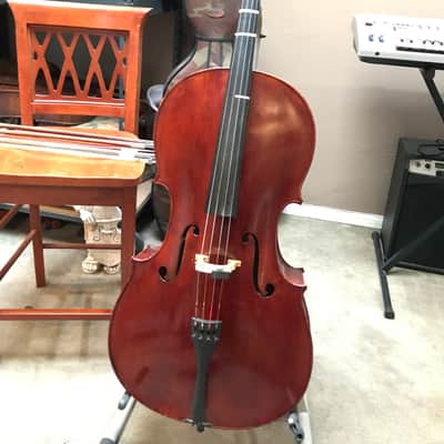 San Diego Violins Cello STV 1015 Full Size Early 2000’s - European stain image 1