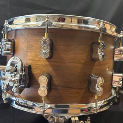 PDP by DW - 8x14" Limited Edition, 20-Ply Maple/Walnut Shell Snare Drum, Natural Satin image 12