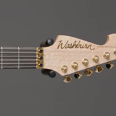 Washburn USA Nuno Bettencourt N4 Walnut Electric Guitar Birdseye Maple Neck w/ Hard Case image 2