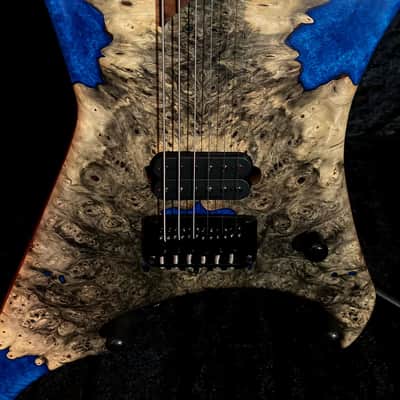 TWS (TW Smith) Guitars Spitfire Baritone Buckeye Burl Warrior image 7