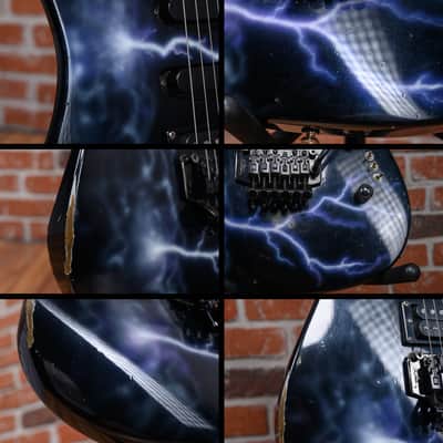 B.C. Rich ST-3 Lightning Bolt Graphic 1988 w/Hard Shell Case image 17