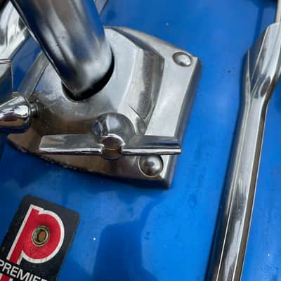 Premier Baron drum kit 1970s - Polychromatic Blue image 23