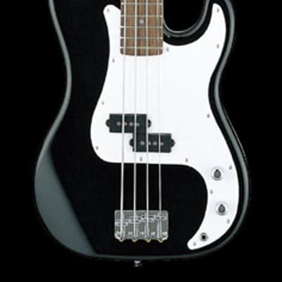 Aria STB-PB-BK STB Series Basswood Body Bolt-on Maple Neck 4-String Electric Bass Guitar image 1