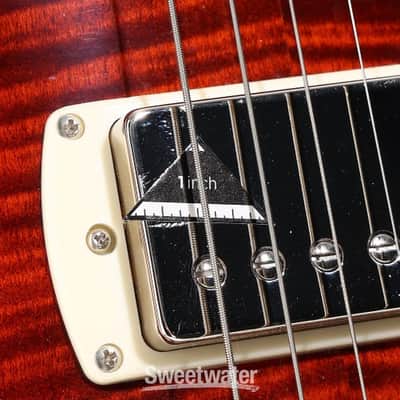 PRS SE Hollowbody II Piezo Electric Guitar - Orange Tiger Smokeburst (SEHB2POTSd2) image 5