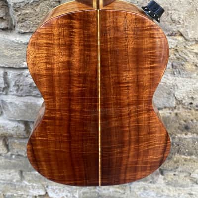 Leilani Hawaiian Koa Concert Ukelele Electric c2010 - Natural image 8