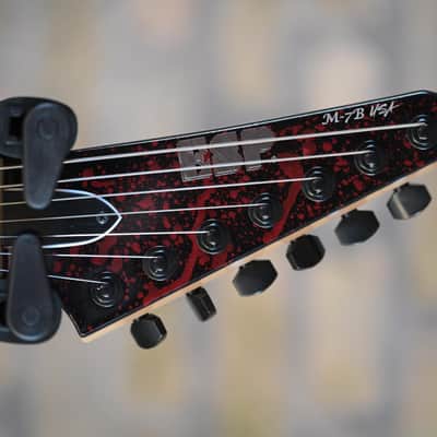 ESP USA M-7 HT Baritone - Blood Splatter image 2