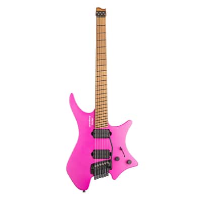 Strandberg Boden Standard N2.6T Headless Multi-Scale Guitar w/ Seymour Duncan Pickups & Gig Bag - Electric Fuchsia Metallic image 2