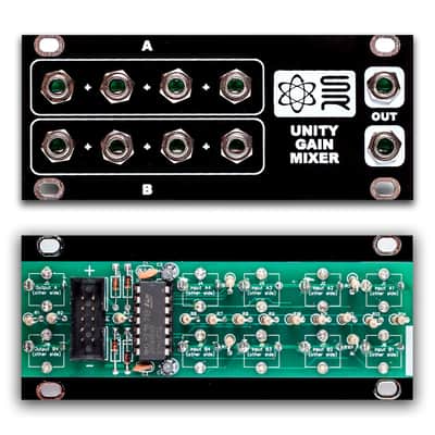 Synthrotek 1U Unity Gain Mixer PCB and Panel image 2