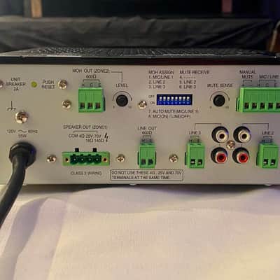 TOA BG-235 CU 2010 - Matte Black Painted Mixer Amplifier Bild 4