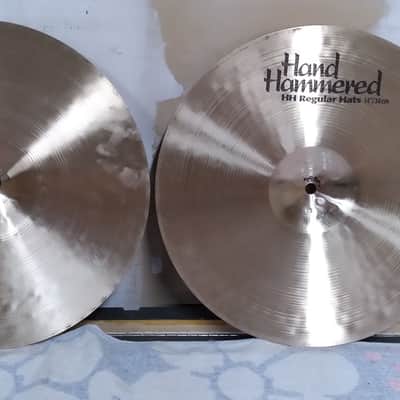 Sabian 14" HH Hand Hammered Regular Hi-Hat Cymbals (Pair) 1992 - 1998 - Natural image 12