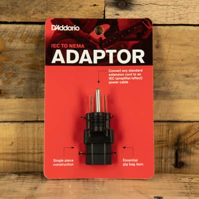 D'Addario PW-IECBA-01 IEC-NEMA Plug Adapter image 1