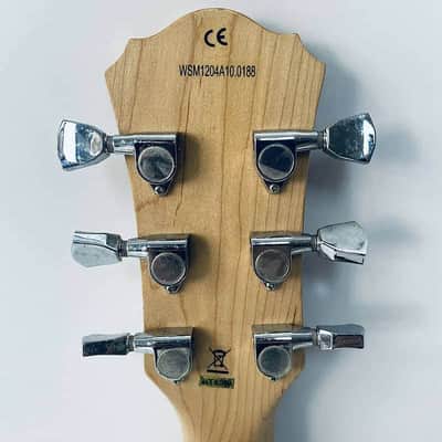 J&D Red Guitar Body with Maple Neck, Rosewood Fingerboard image 3