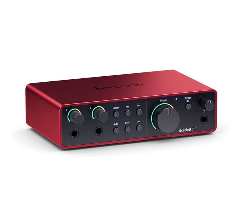 Focusrite Scarlett Solo 3rd Gen USB Audio Interface 2019 - Present - Red / Black image 1