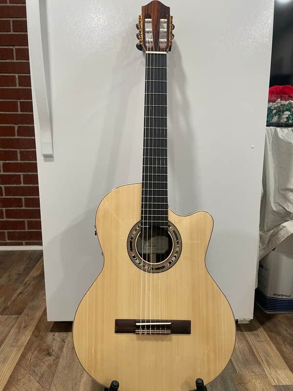 Kremona F65CW Fiesta Classical Cutaway with Electronics 2010s - Natural image 1
